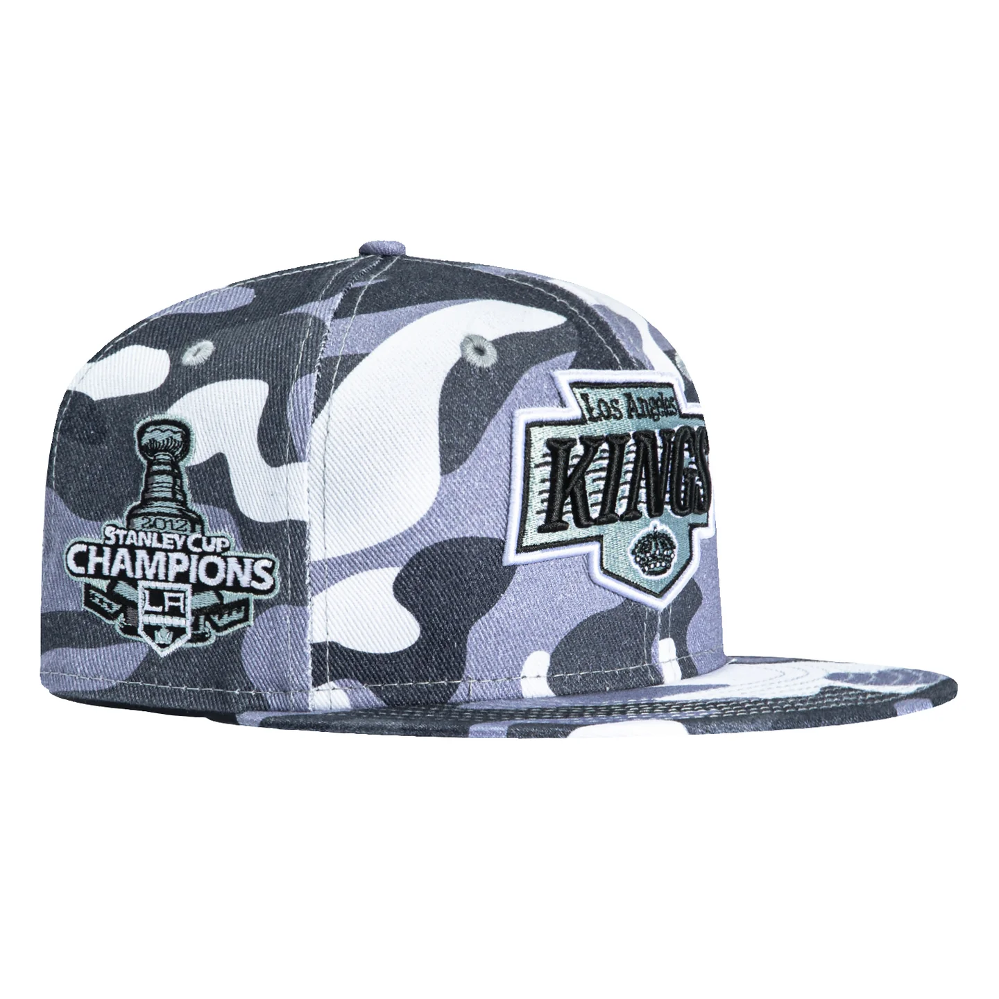 COLOUR CAMO LOS ANGELES KINGS 2012 STANLEY CUP CHAMPIONS PATCH HAT