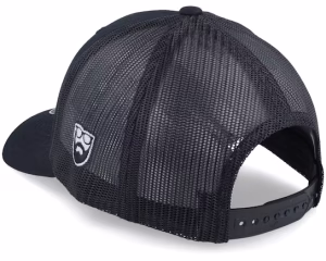 Cap Man Black Trucker - Bearded Man