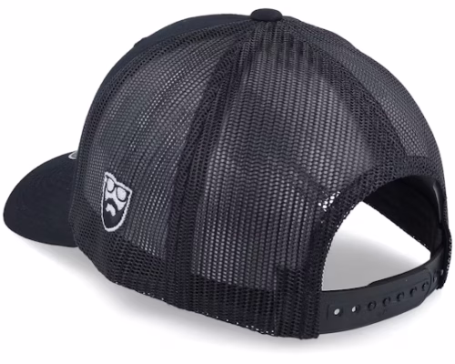 Cap Man Black Trucker - Bearded Man