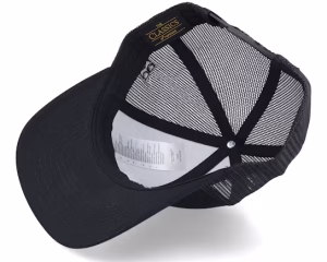 Cap Man Black Trucker - Bearded Man