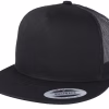 Classic Black A-Frame Trucker - Yupoong