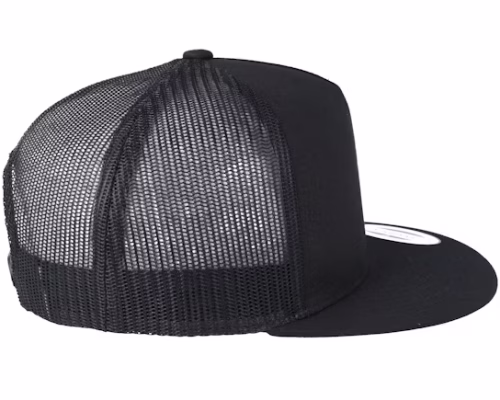 Classic Black A-Frame Trucker - Yupoong