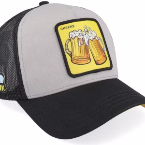 Cocktails Cheers GreyBlack Trucker - Capslab