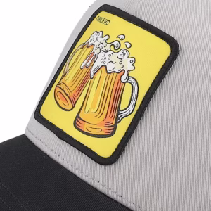 Cocktails Cheers GreyBlack Trucker - Capslab