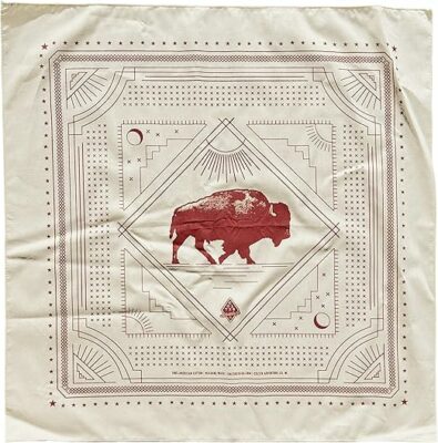 Cotton Bandana, Natural White