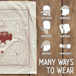 Cotton Bandana, Natural White
