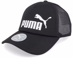 Essential No. 1 Logo Cap Black Trucker - Puma