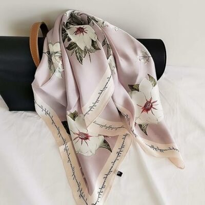 FONYVE Silk Head Scarf for Women