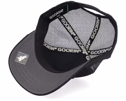 Freedom Horse Grit Void Black A-Frame Trucker - Goorin