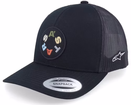 Gambit Hat 1010 Black/Black Trucker - Alpinestars