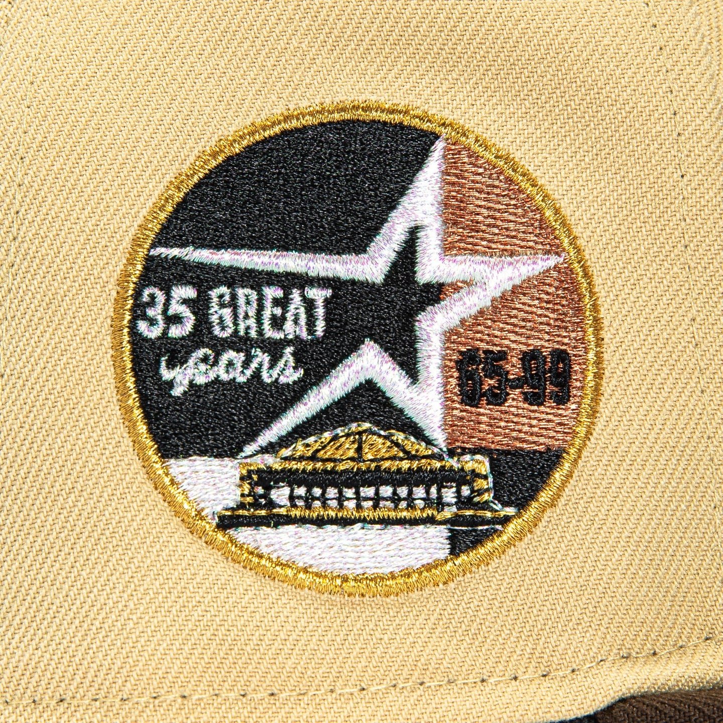 HOUSTON ASTROS 35TH ANNIVERSARY PATCH 1997 BP HAT