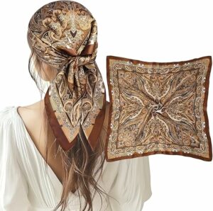 Hair Wrap Neck Scarf Bandana for Women