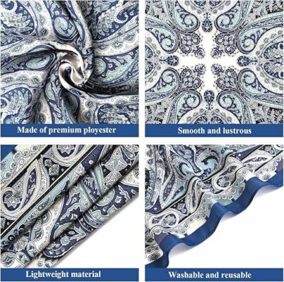 Hair Wrap Neck Scarf Bandana for Women