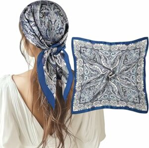 Hair Wrap Neck Scarf Bandana for Women