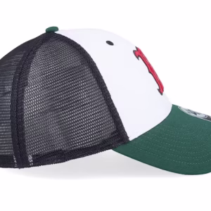 Boston Red Sox Branson Tri Tone MVP Mesh Black/Forrest/White Trucker - 47 Brand