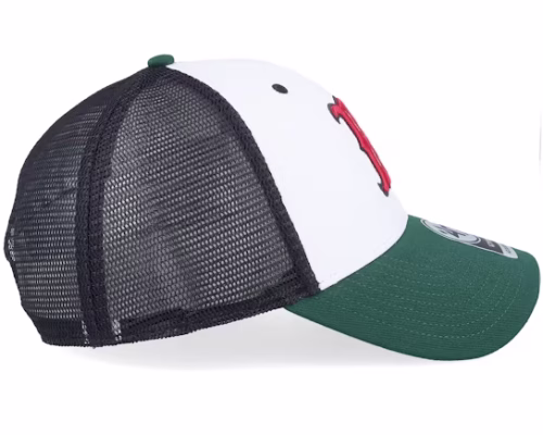 Hatstore Exclusive x Boston Red Sox Branson Tri Tone MVP Mesh BlackForrestWhite Trucker - 47 Brand