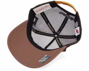 Hatstore Exclusive x New Jersey Devils Howdy Brown Trucker - Mitchell & Ness