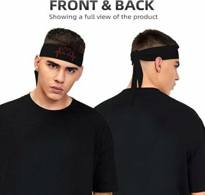 Headband Elastic Bandana for Men Women