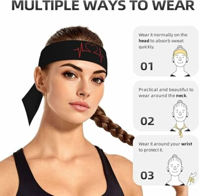 Headband Elastic Bandana for Men Women