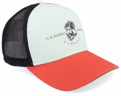 Hft Always Forever SlateOrange A-Frame Trucker - Coastal