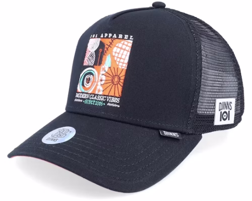 Hft Cap Ioi Modern Classics Black Trucker - Djinns