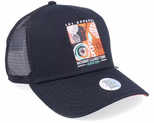 Hft Cap Ioi Modern Classics Black Trucker - Djinns