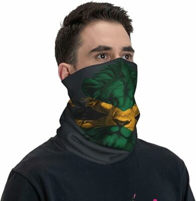 Lion Neck Gaiter Seamless Bandana