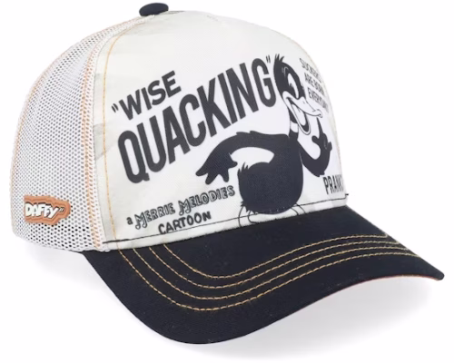 Looney Tunes Daffy Duck PrintBlack Trucker - Cap