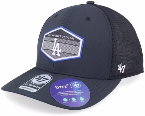 Los Angeles Dodgers MLB Burgess Black Trucker - 47 Brand