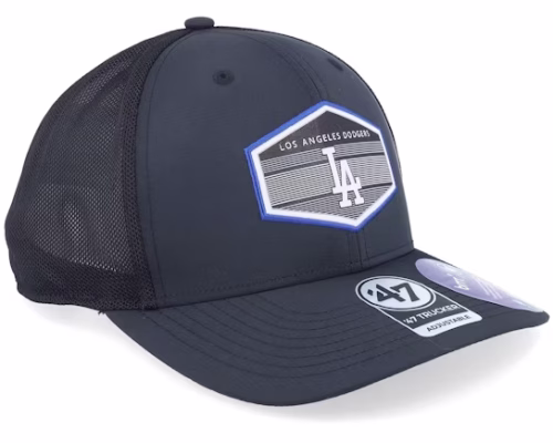 Los Angeles Dodgers MLB Burgess Black Trucker - 47 Brand
