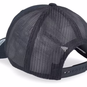 Mountain Valley Sunset Black Trucker - Wild Spirit