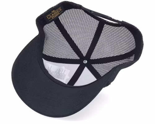 Mountain Valley Sunset Black Trucker - Wild Spirit