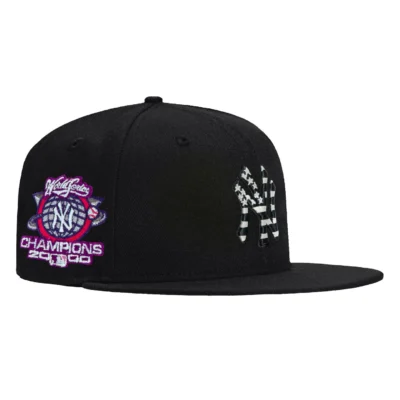 NEW YORK YANKEES 2000 WORLD SERIES CHAMPIONS PATCH FLAG HAT