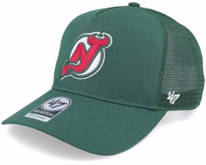 New Jersey Devils NHL New Mesh Hitch Dark Green Trucker - 47 Brand
