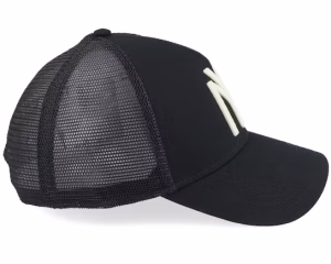New York Black Yankees Nl Archive Valin Black Trucker - American Needle