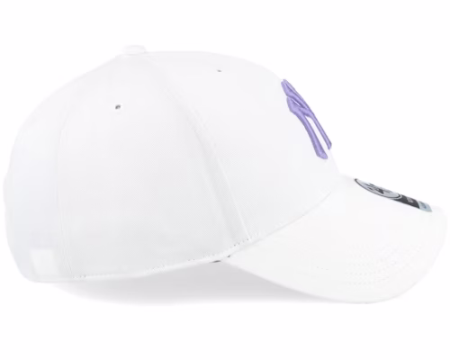 New York Yankees Enamel Twist Under Mvp White Adjustable - 47 Brand