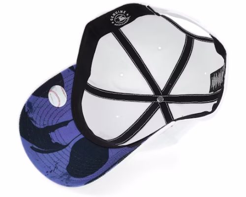 New York Yankees Enamel Twist Under Mvp White Adjustable - 47 Brand