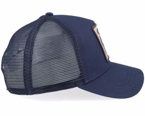 Nuts Edge Navy A-Frame Trucker - Goorin