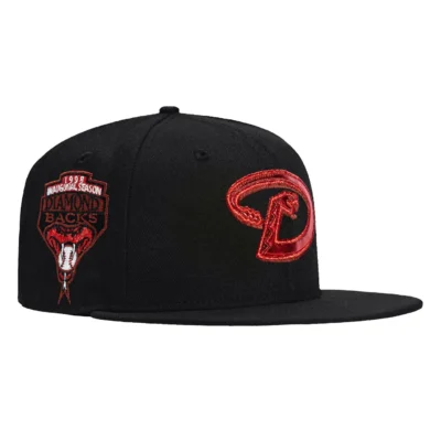 PATENT ARIZONA DIAMONDBACKS INAUGURAL PATCH D HAT