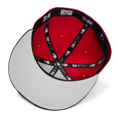 PATENT LOS ANGELES ANGELS 40TH ANNIVERSARY PATCH UPSIDE DOWN HAT