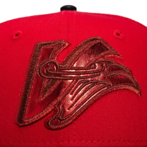 PATENT LOS ANGELES ANGELS 40TH ANNIVERSARY PATCH UPSIDE DOWN HAT