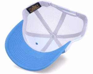 Red Sun Mountain Patch Steel BlueSilver Trucker - Wild Spirit