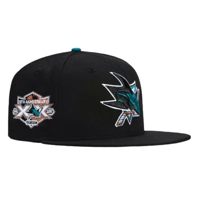 SAN JOSE SHARKS 20TH ANNIVERSARY PATCH HAT
