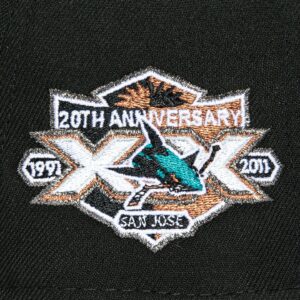 SAN JOSE SHARKS 20TH ANNIVERSARY PATCH HAT