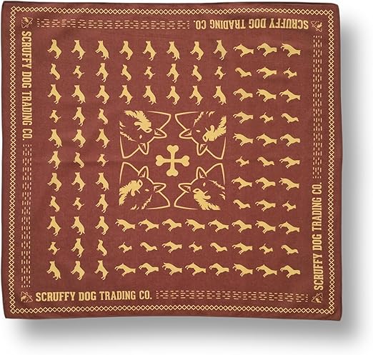SCRUFFY DOG Novelty Designer Bandana for Men and Women
