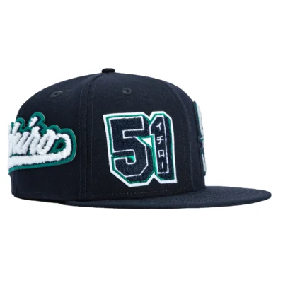 SEATTLE MARINERS ICHIRO SUZUKI HALL OF FAME PATCHES HAT