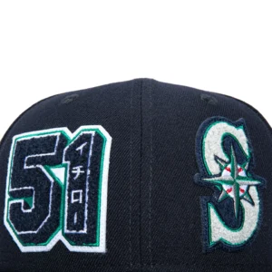 SEATTLE MARINERS ICHIRO SUZUKI HALL OF FAME PATCHES HAT