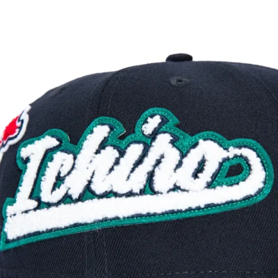 SEATTLE MARINERS ICHIRO SUZUKI HALL OF FAME PATCHES HAT