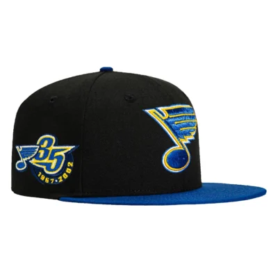 ST LOUIS BLUES 35TH ANNIVERSARY PATCH HAT