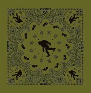 Sasquatch Natural Bandanna Made in USA